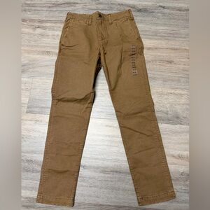 American Eagle Outfitters Tan Flex Lightly Distressed Straight Leg  Chinos